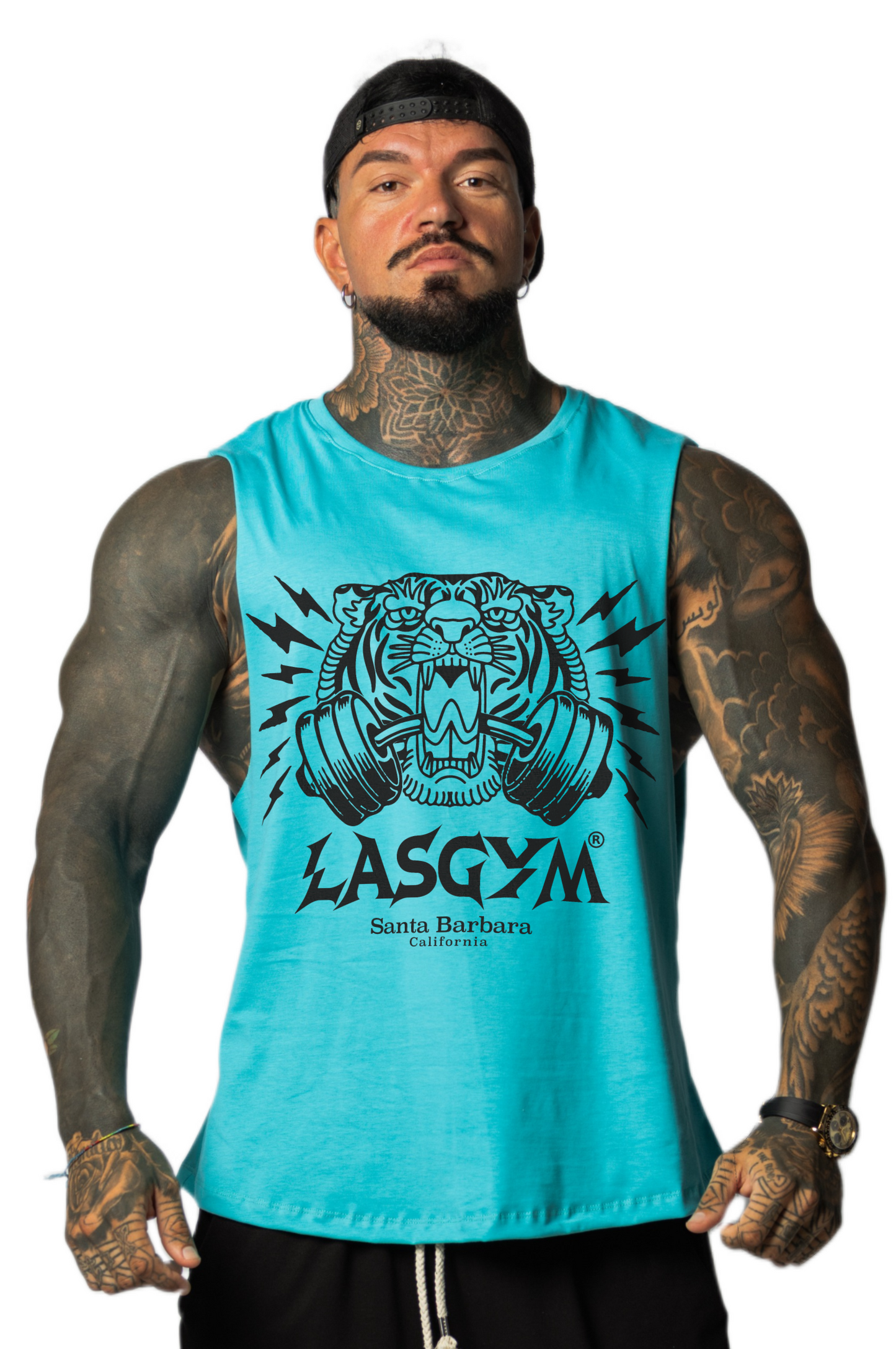 Camiseta sin mangas al atardecer