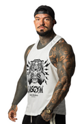 Camiseta sin mangas al atardecer