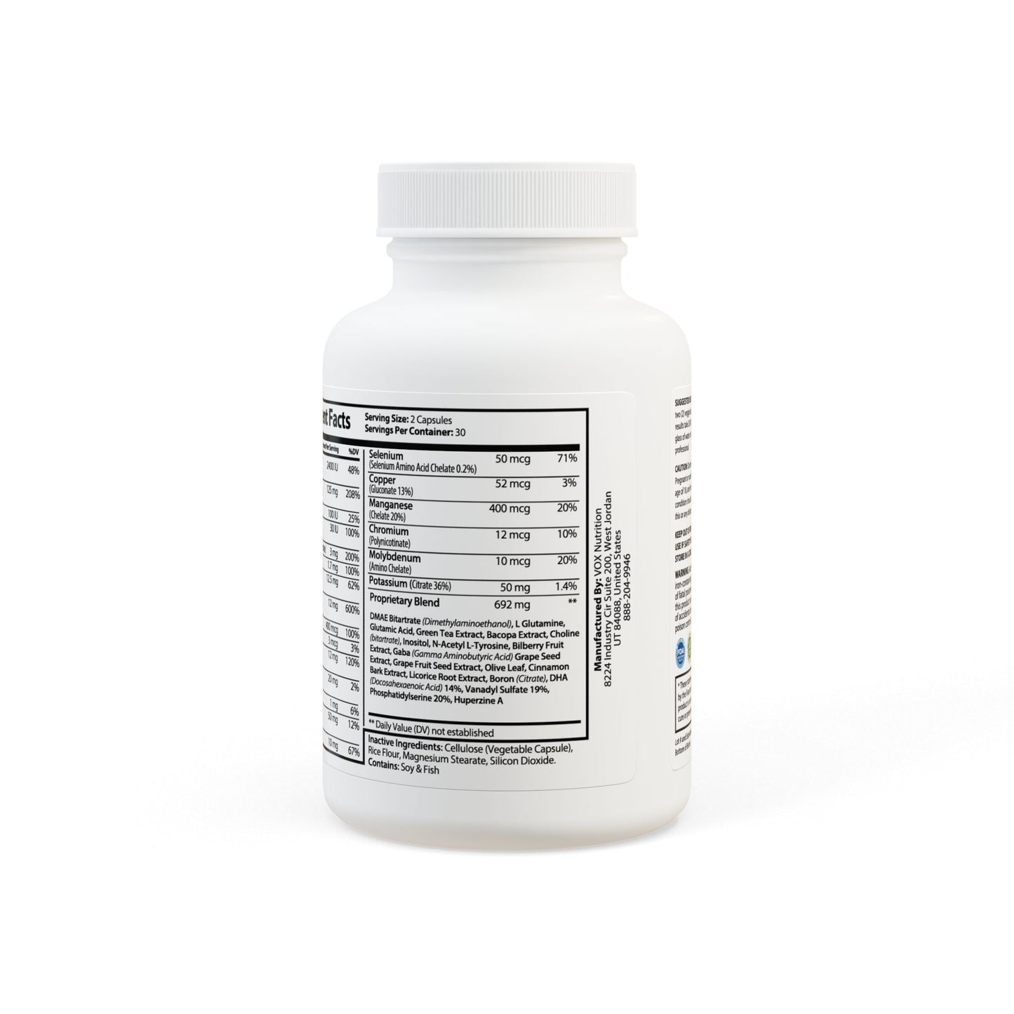 Lasgym® Brain Support Complex Supplement (60 Capsules)