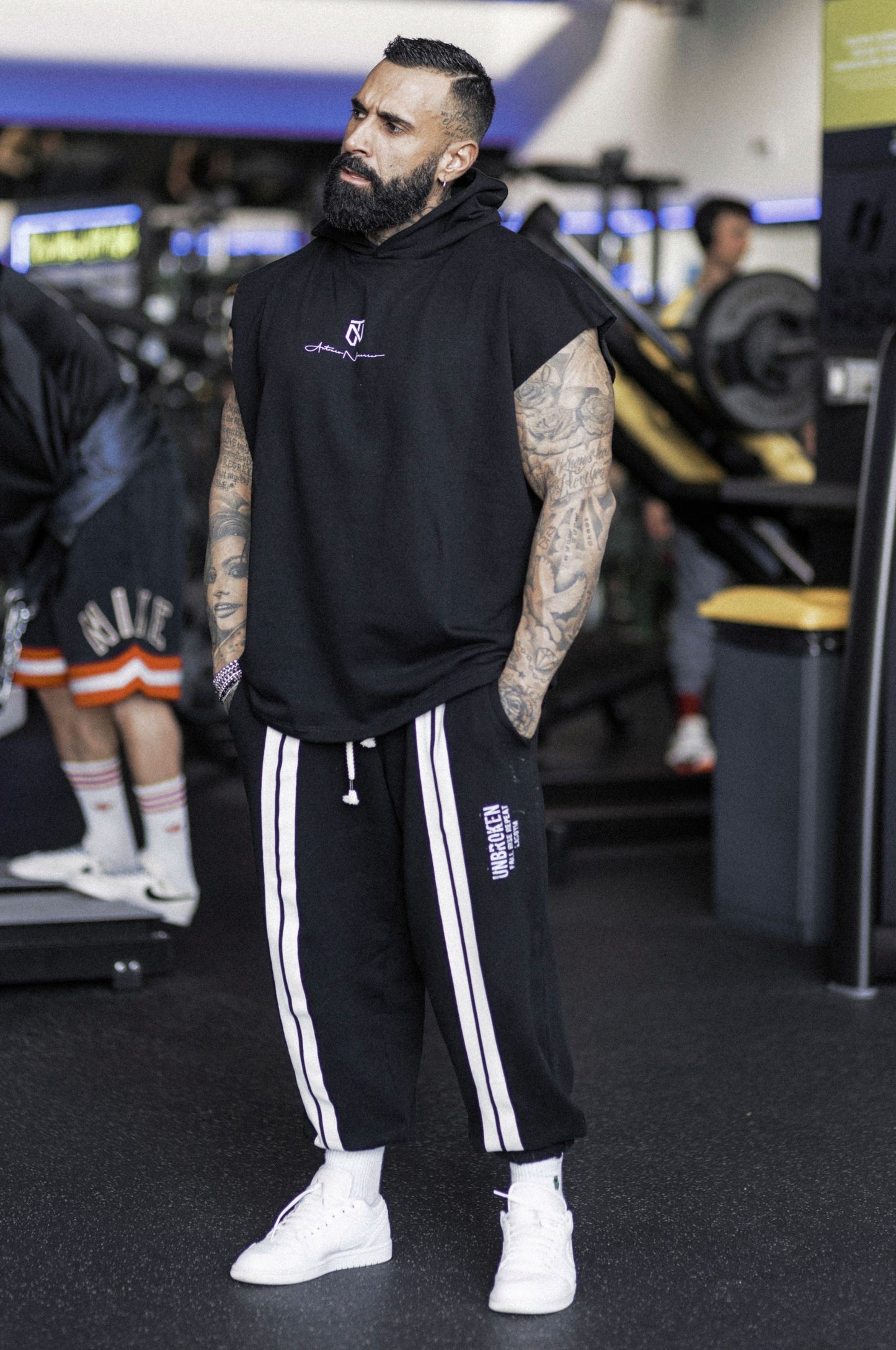 Pantalone Over Stripe UNBROKEN