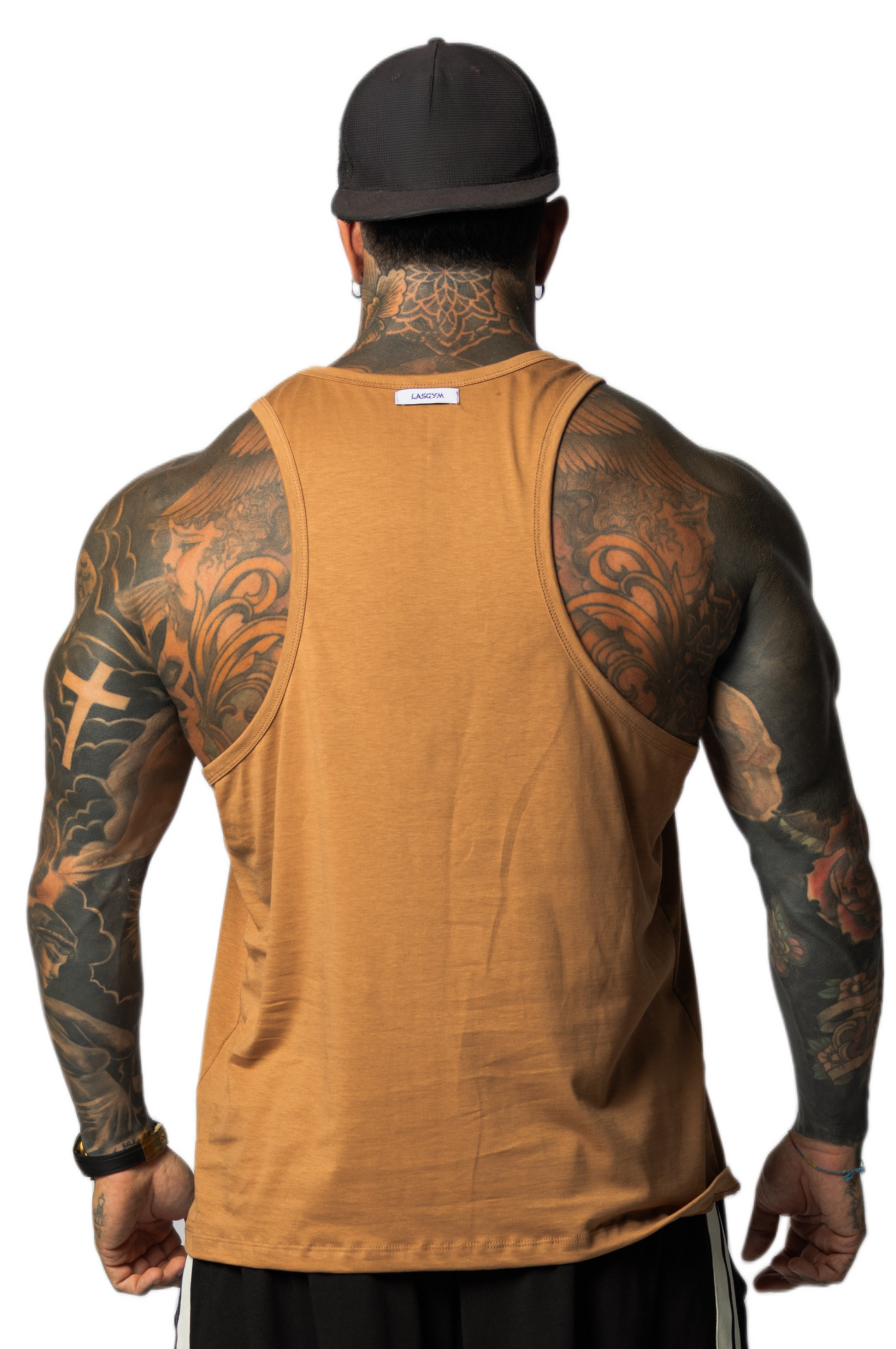 Camiseta sin mangas al atardecer