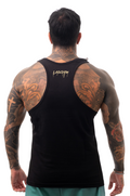 Camiseta sin mangas al atardecer