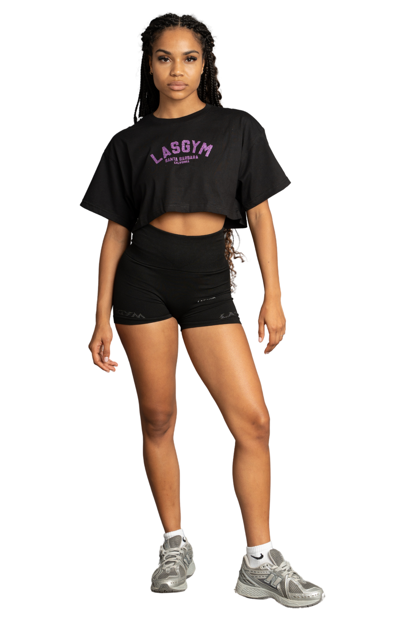 SUSANNE BLACK Crop T-shirt