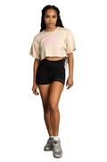 SUSANNE CAMEL Crop T-shirt