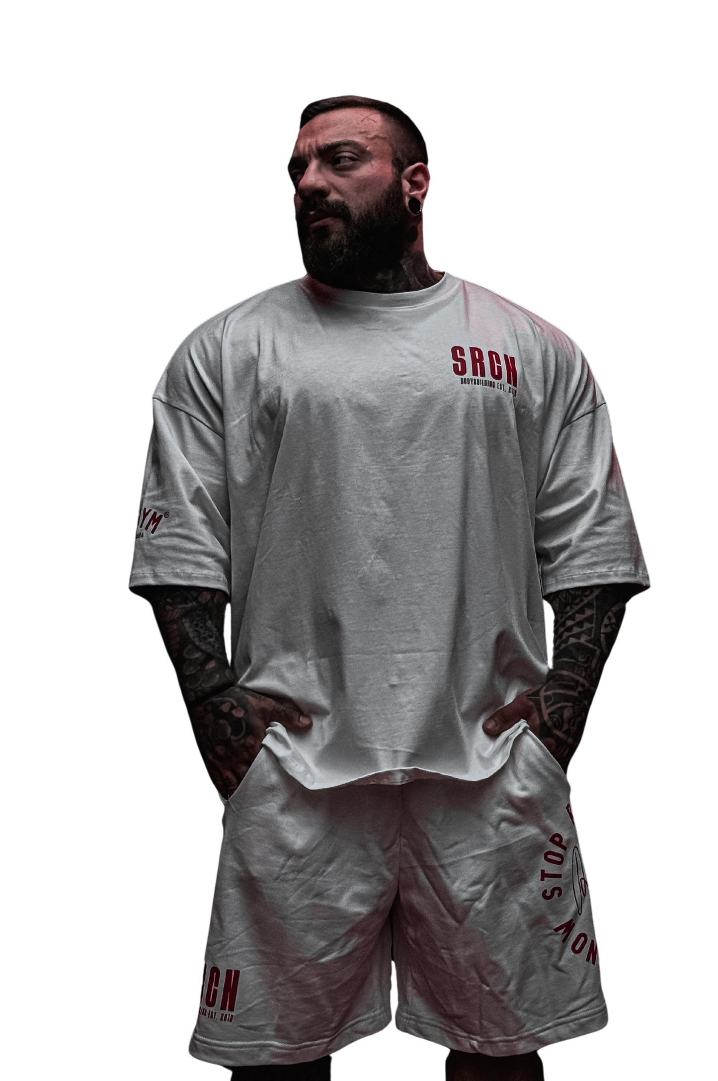 SRCN X LASGYM UNISEX Oversized T-shirt