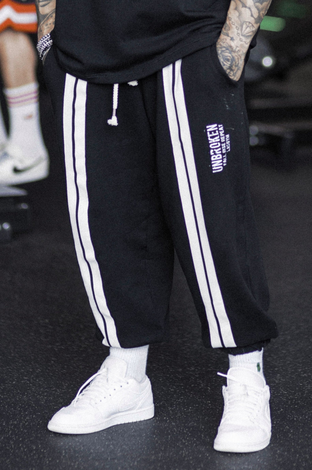 Pantalone Over Stripe UNBROKEN