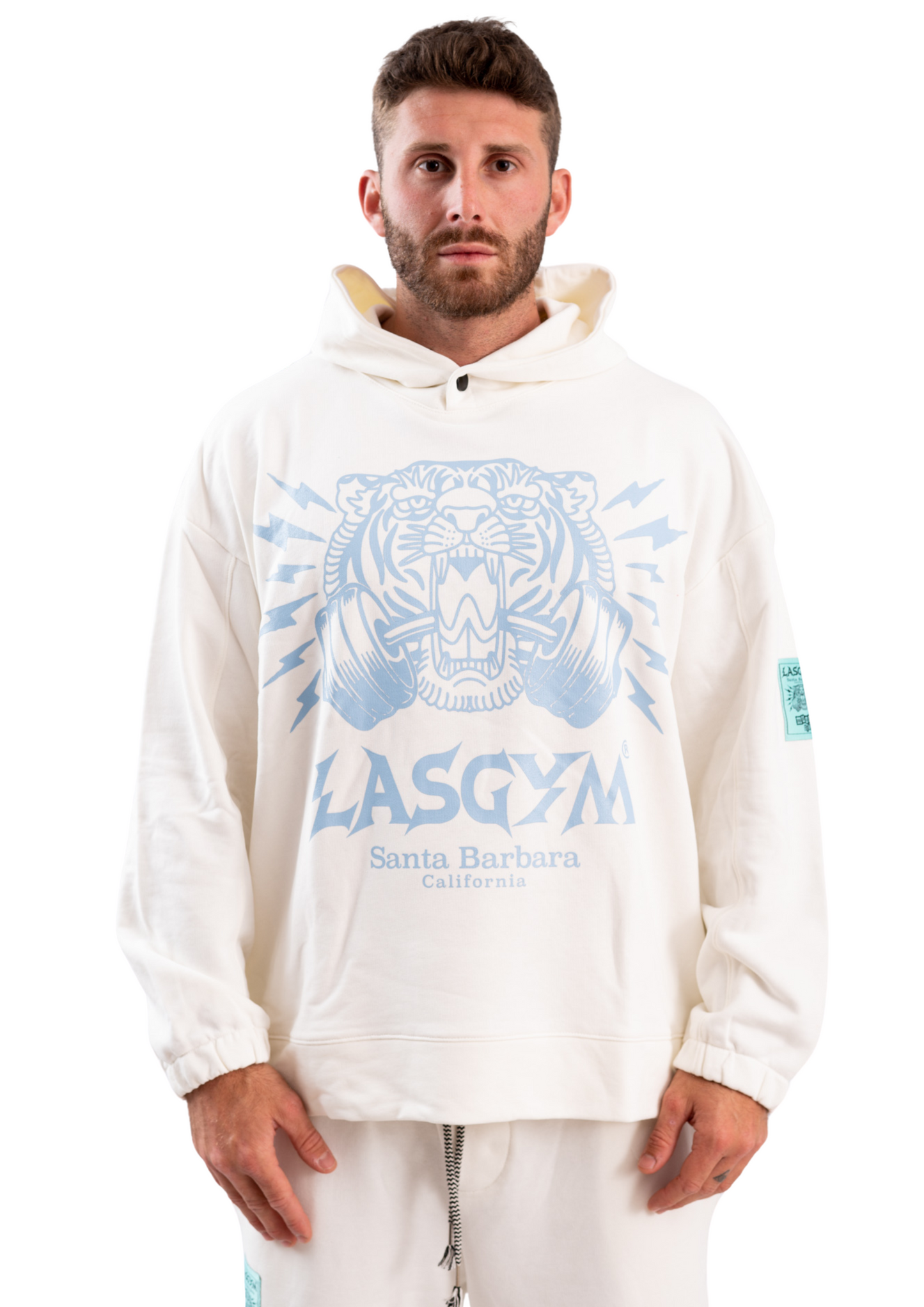 Sudadera extragrande PalmSpring azul claro EdT