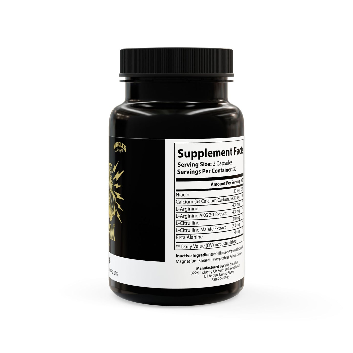 Lasgym® L-Arginine Supplement (60 Capsules)