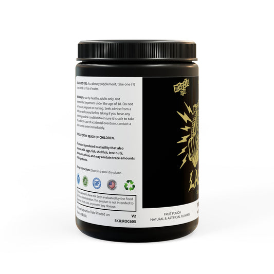 Lasgym® Pre-Workout Supplement, Fruit Punch (204g, 7.1oz)
