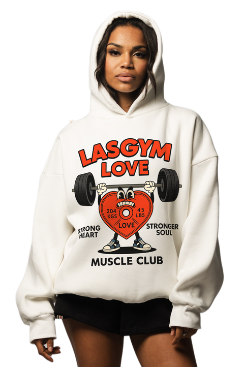 LASGYM LOVE Oversized Winter Sweatshirt