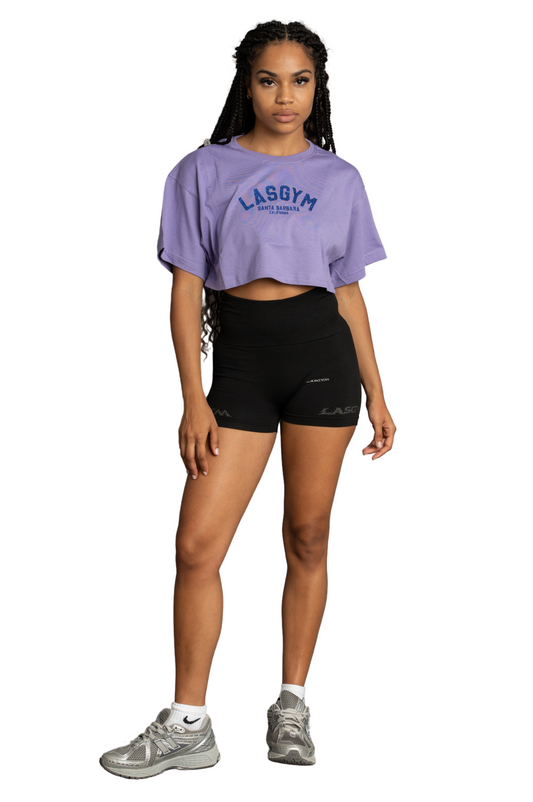 SUSANNE LILAC Crop T-shirt