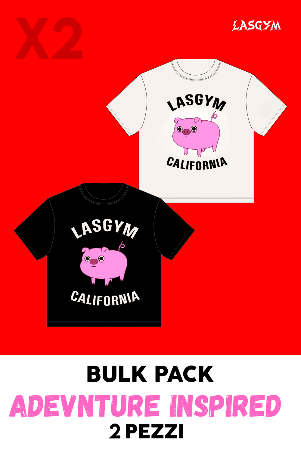 Bulk Pack 2 CAMISETA OVERSIZE MR OLYMPIA 24 EDITION UNISEX