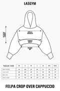 Felpa Crop Cappuccio Over Bikini Athlete