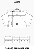 T-shirts Open Crop Rete 23