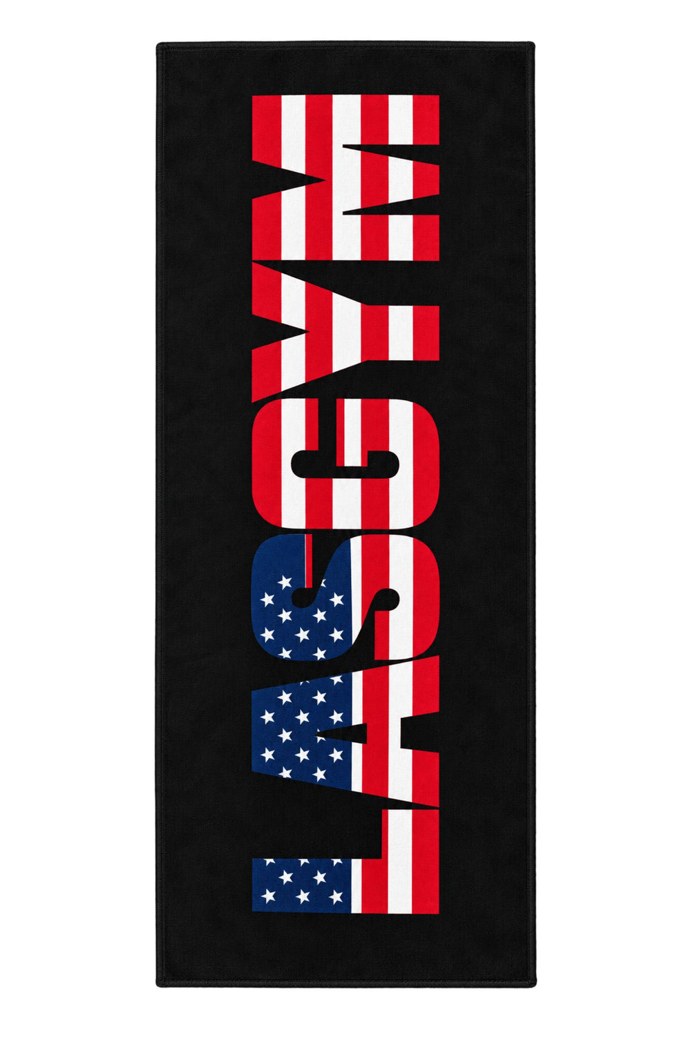 Gym Towel America Black