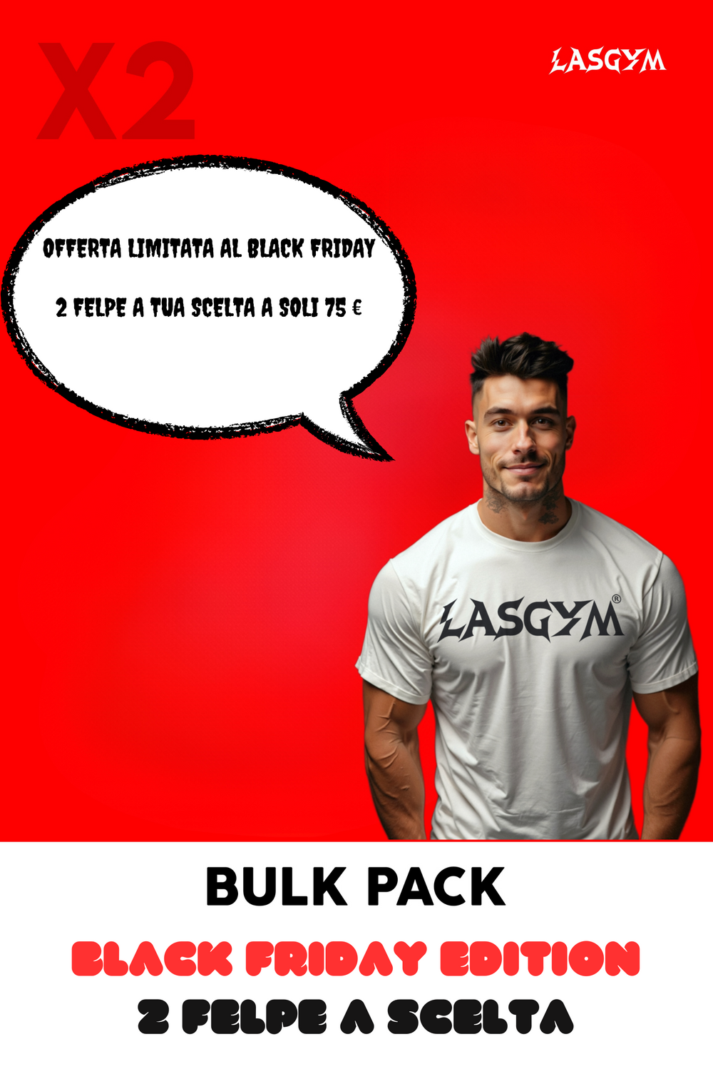 Bulk Pack 2 CAMISETA OVERSIZE MR OLYMPIA 24 EDITION UNISEX