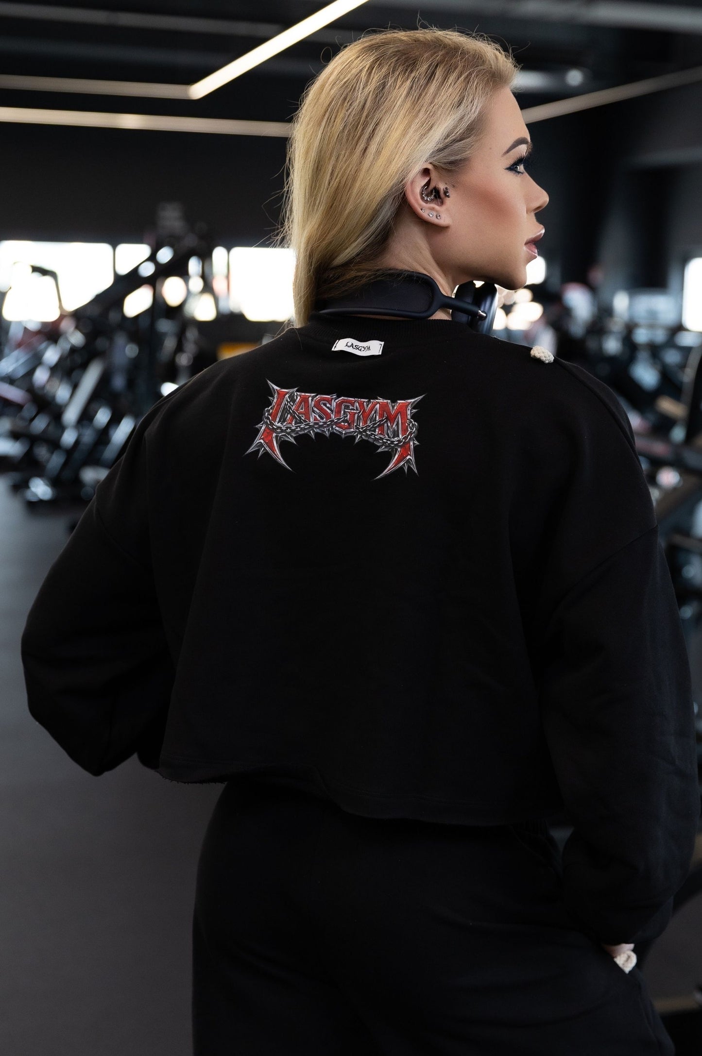Felpa Crop Over Relentless Chain