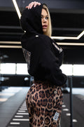 Felpa Crop Cappuccio Over Bikini Athlete