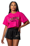 T-shirt Crop Lasgym LEO