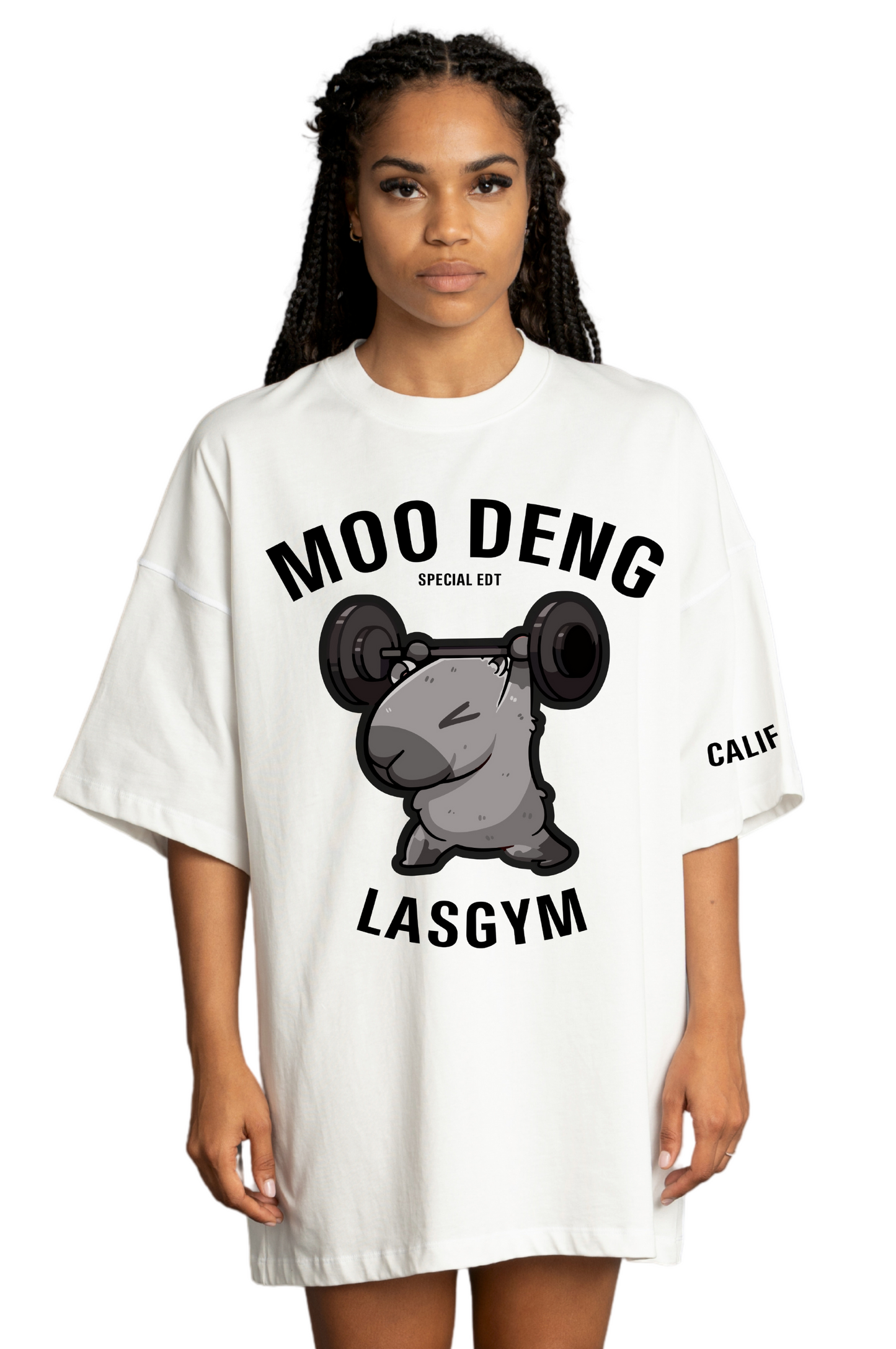 T-shirt Oversize MOO DENG SPECIAL EDT. LASGYM UNISEX