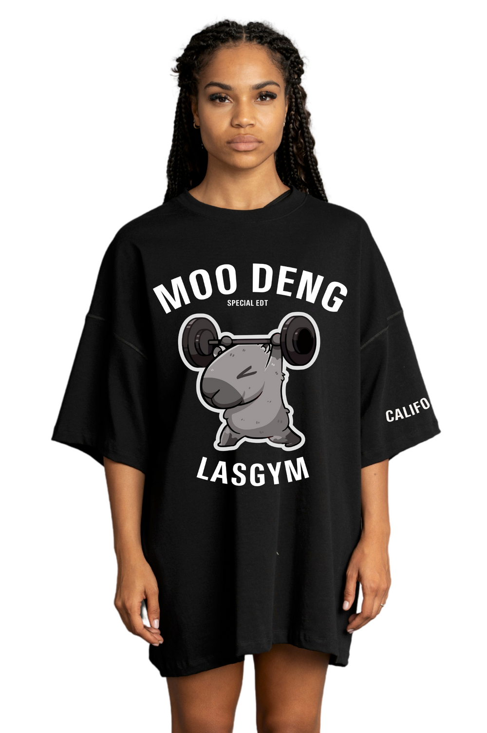 T-shirt Oversize MOO DENG SPECIAL EDT. LASGYM UNISEX