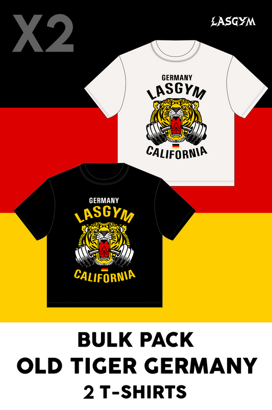 Bulk Pack 2 CAMISETA OVERSIZED OLD TIGER NACIONES ALEMANIA