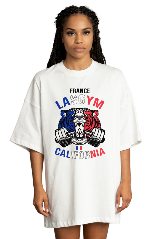 T-shirt Oversize OLD TIGER NATIONS FRANCE UNISEX