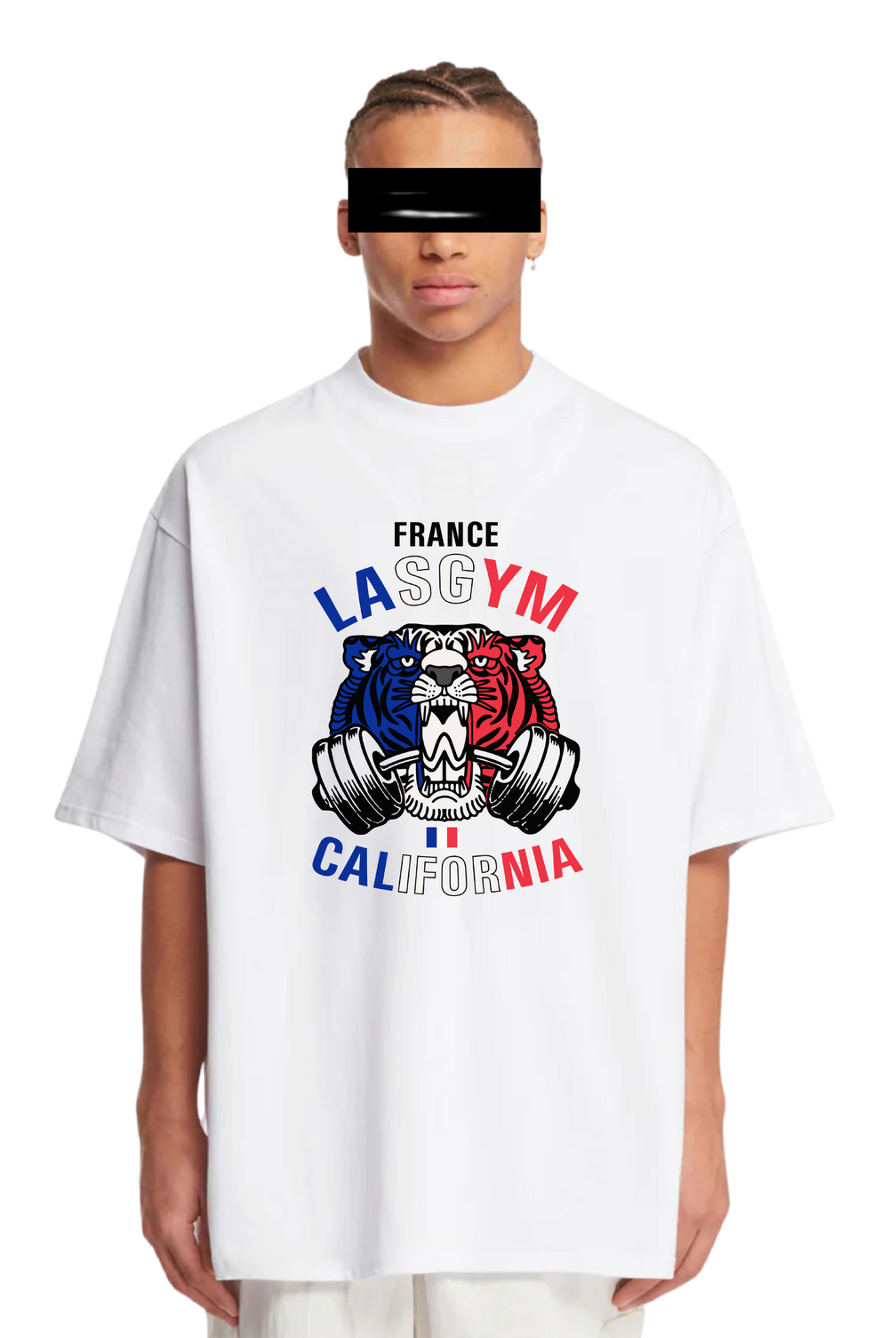 OLD TIGER NACIONES FRANCIA UNISEX Camiseta extragrande