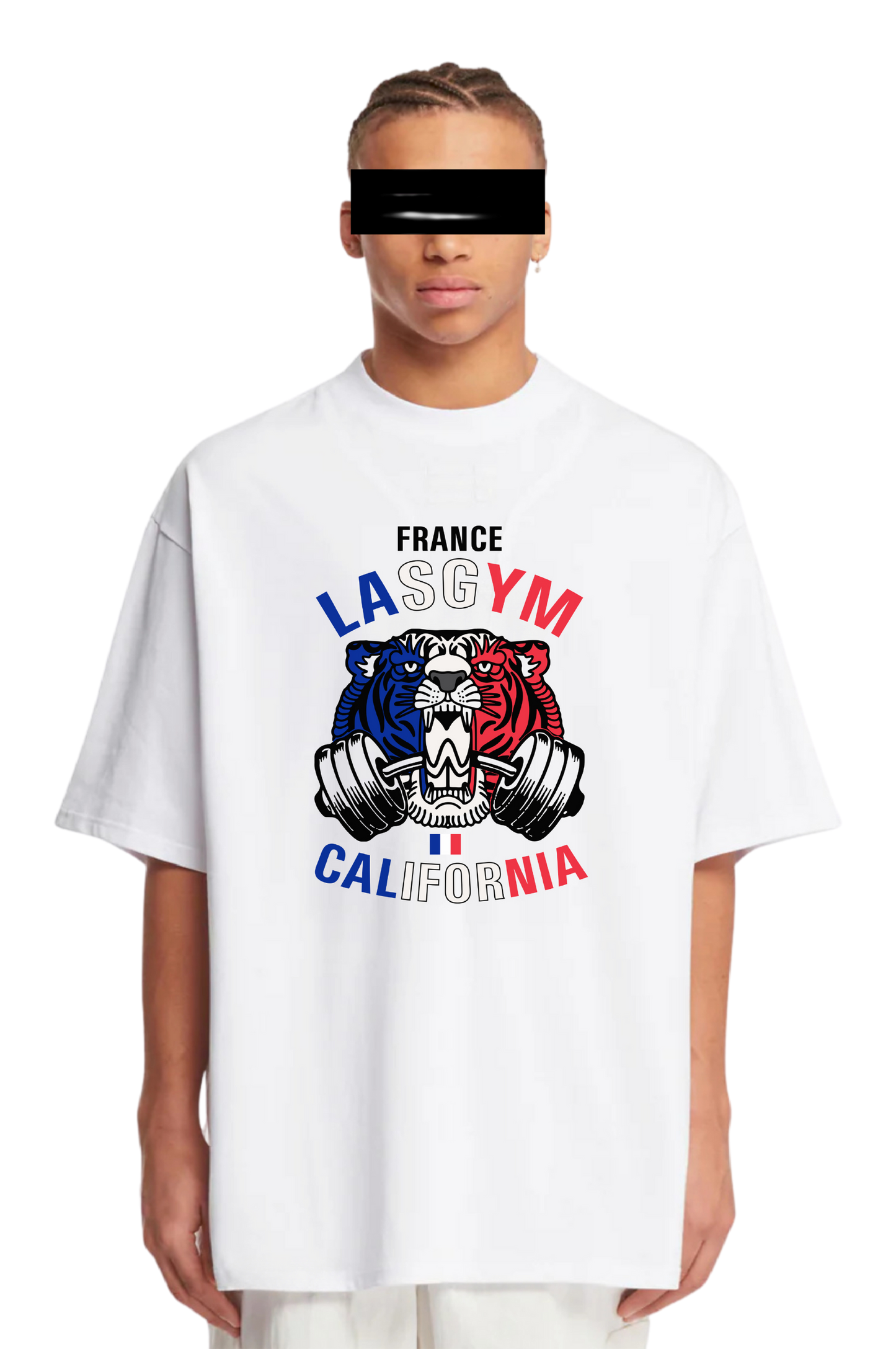 OLD TIGER NACIONES FRANCIA UNISEX Camiseta extragrande