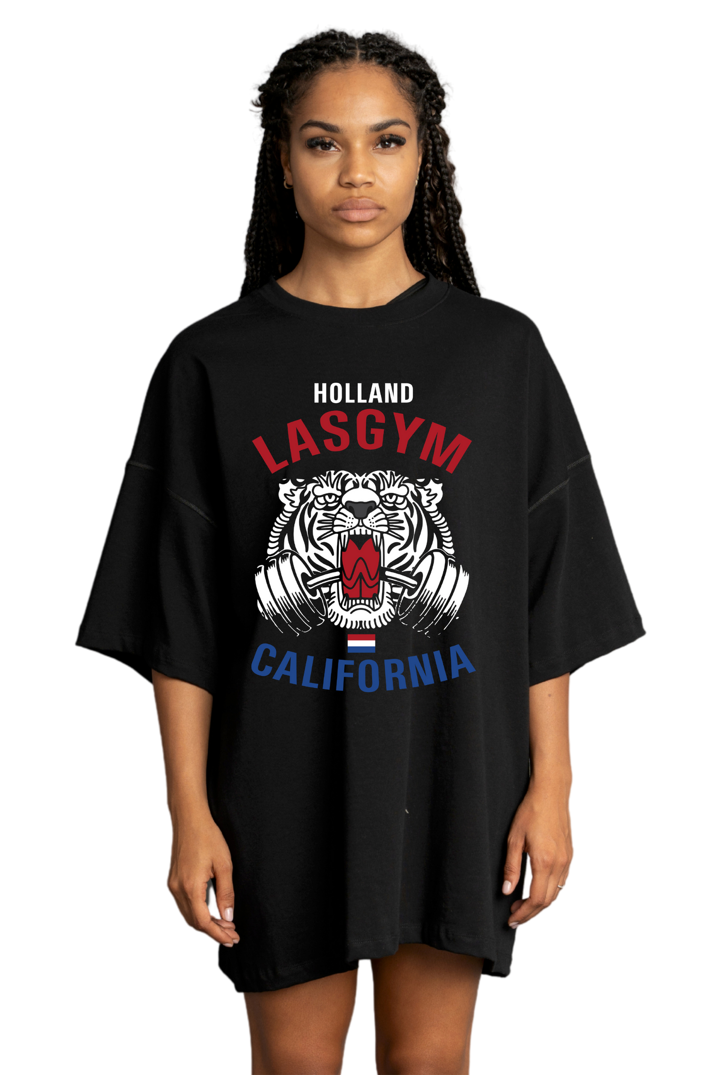 T-shirt Oversize OLD TIGER NATIONS HOLLAND UNISEX