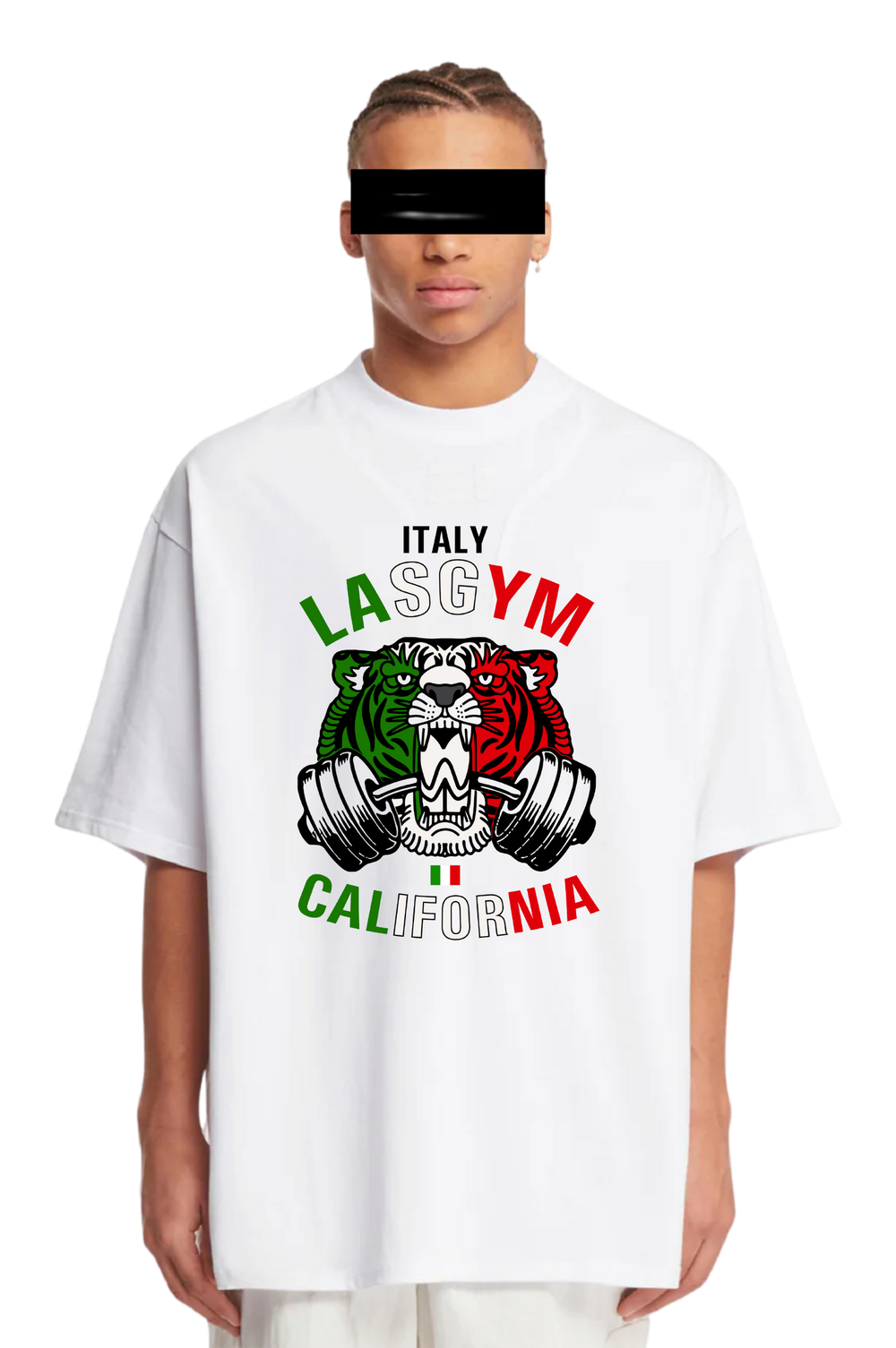 T-shirt Oversize OLD TIGER NATIONS ITALY UNISEX