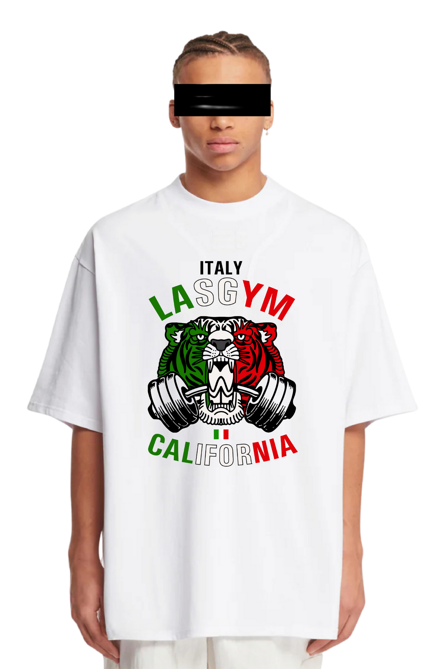 T-shirt Oversize OLD TIGER NATIONS ITALY UNISEX