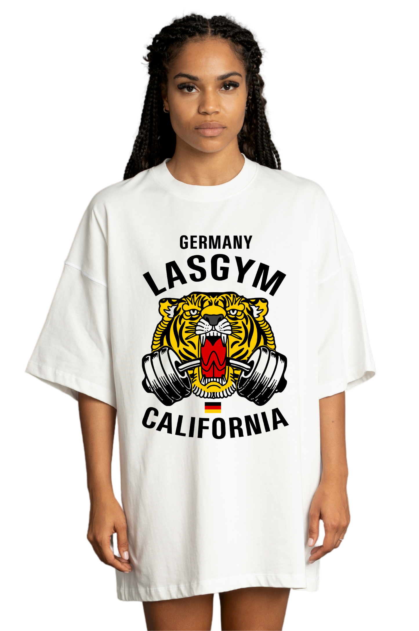 T-shirt Oversize OLD TIGER NATIONS GERMANY UNISEX