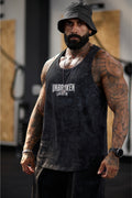 Washed-Effect Basic Tank Top