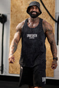 Washed-Effect Basic Tank Top