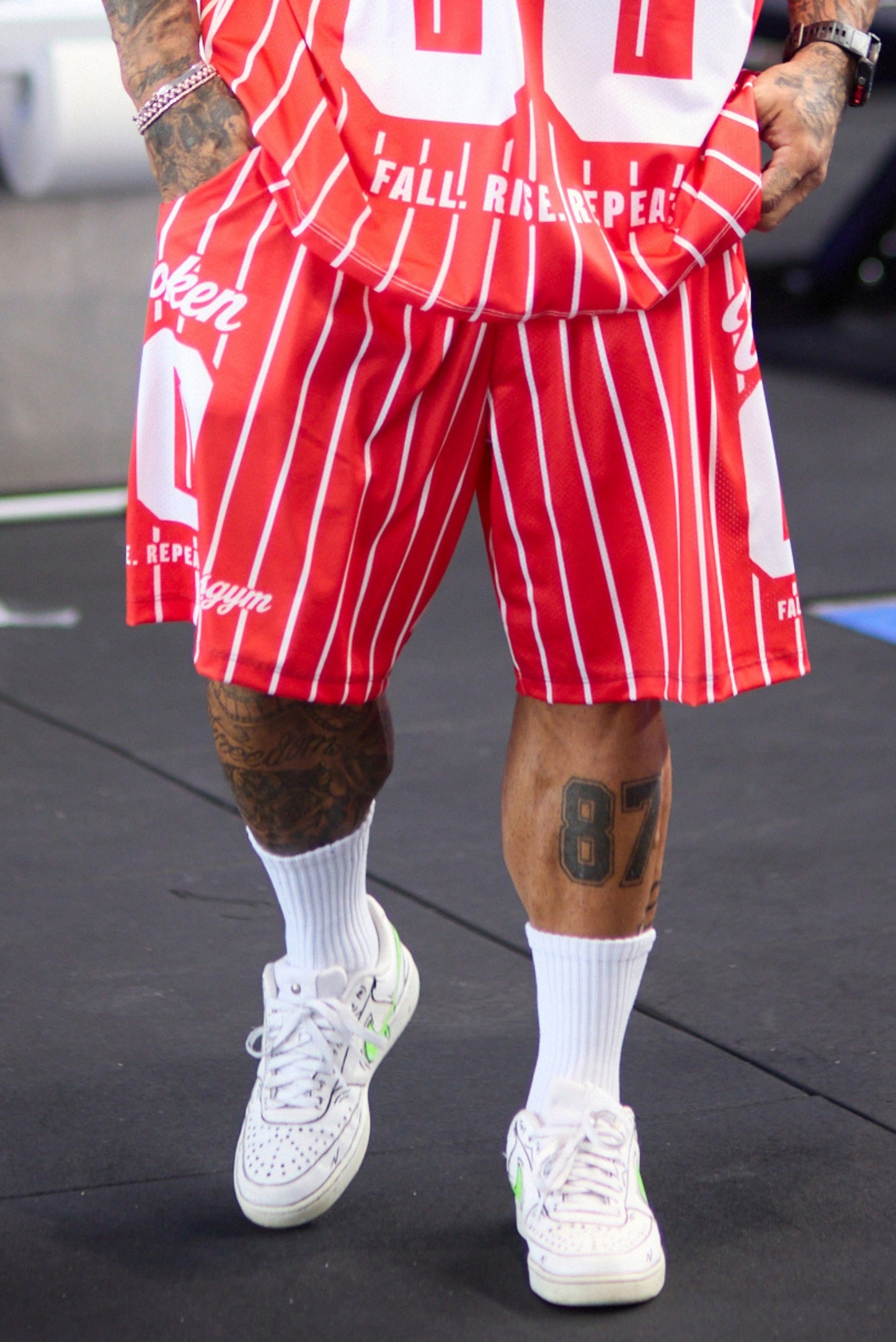 Shorts Over Performance Gessato Unbroken