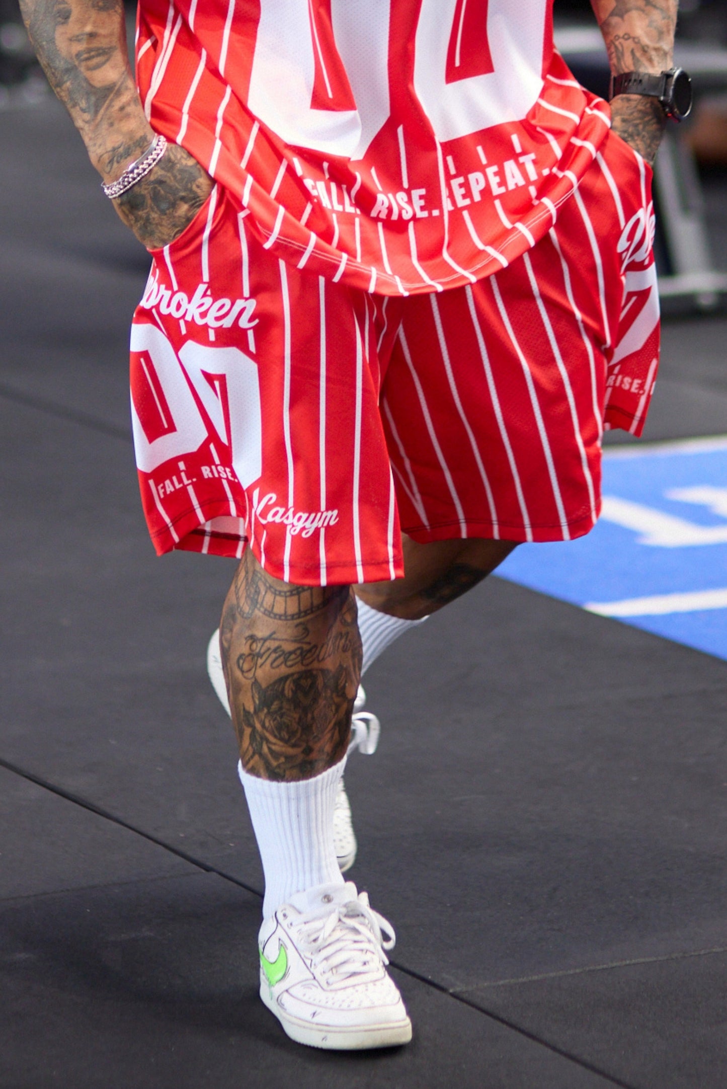 Shorts Over Performance Gessato Unbroken