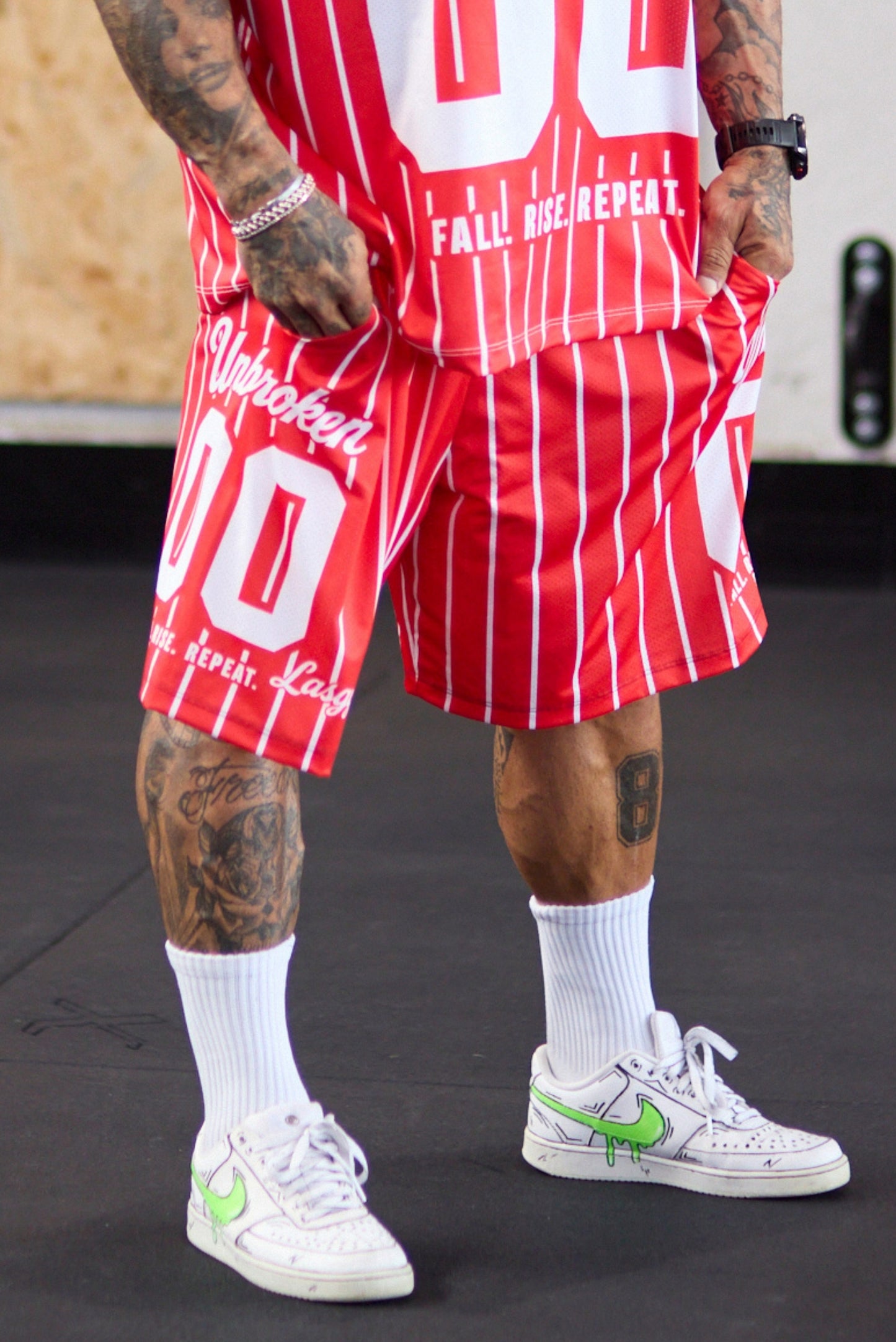 Shorts Over Performance Gessato Unbroken