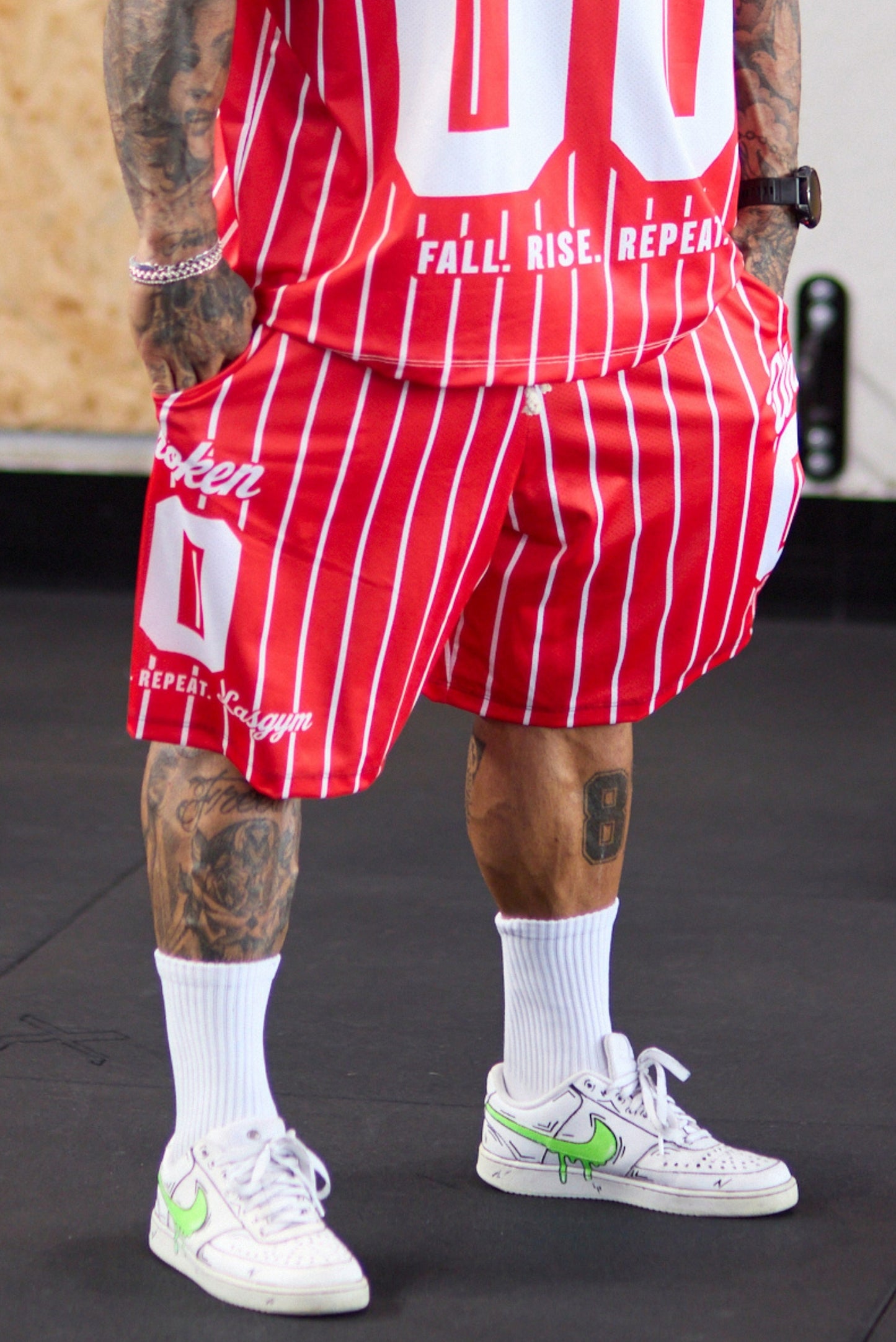 Shorts Over Performance Gessato Unbroken