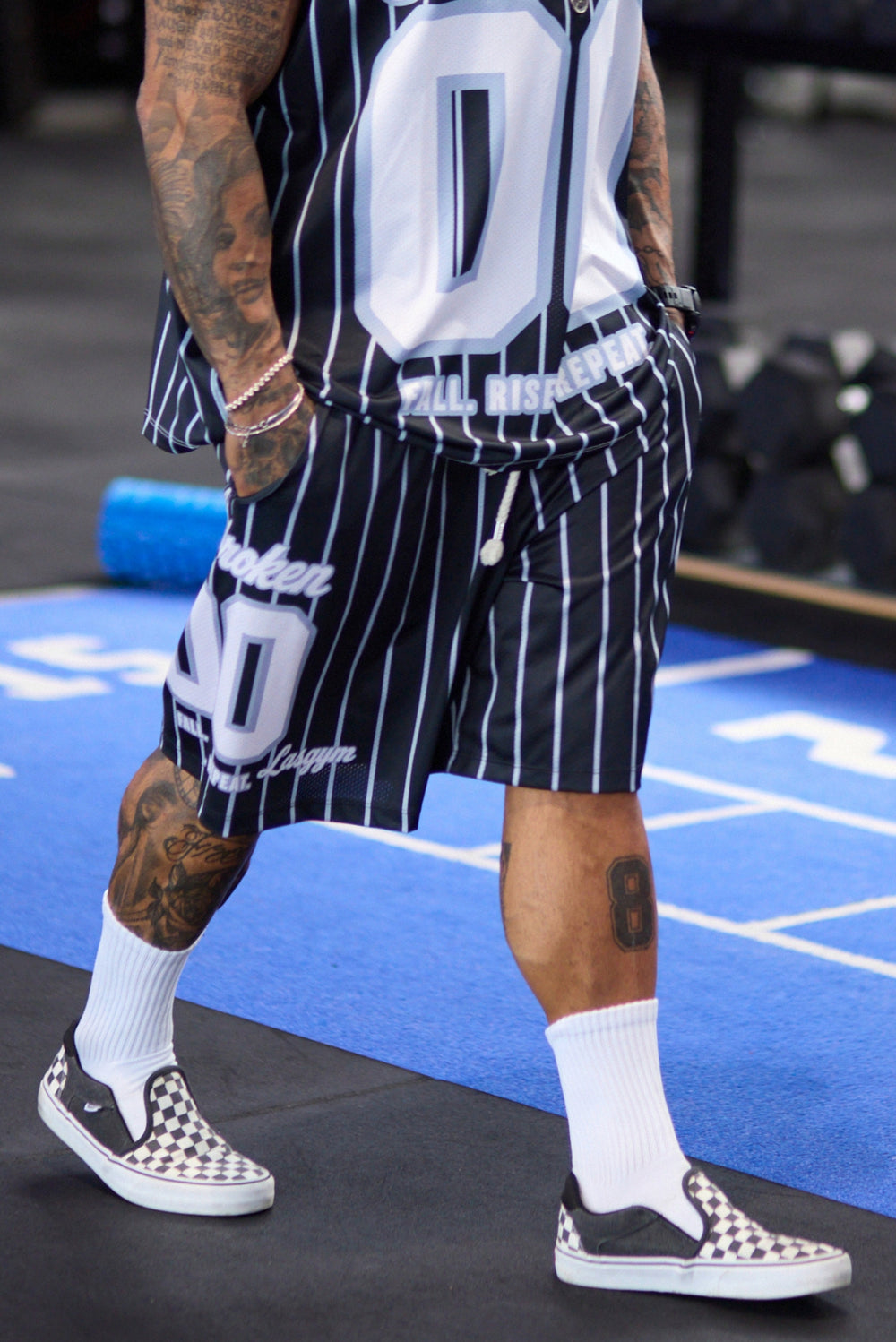 Shorts Over Performance Gessato Unbroken