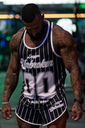 Singlet Running Pinstripe