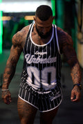 Singlet Running Pinstripe