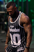 Singlet Running Pinstripe