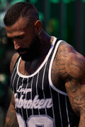 Singlet Running Pinstripe