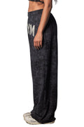 Pantalone Baggy Delavè Logo Front