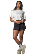 T-shirt Crop Lasgym Crystal Bianca