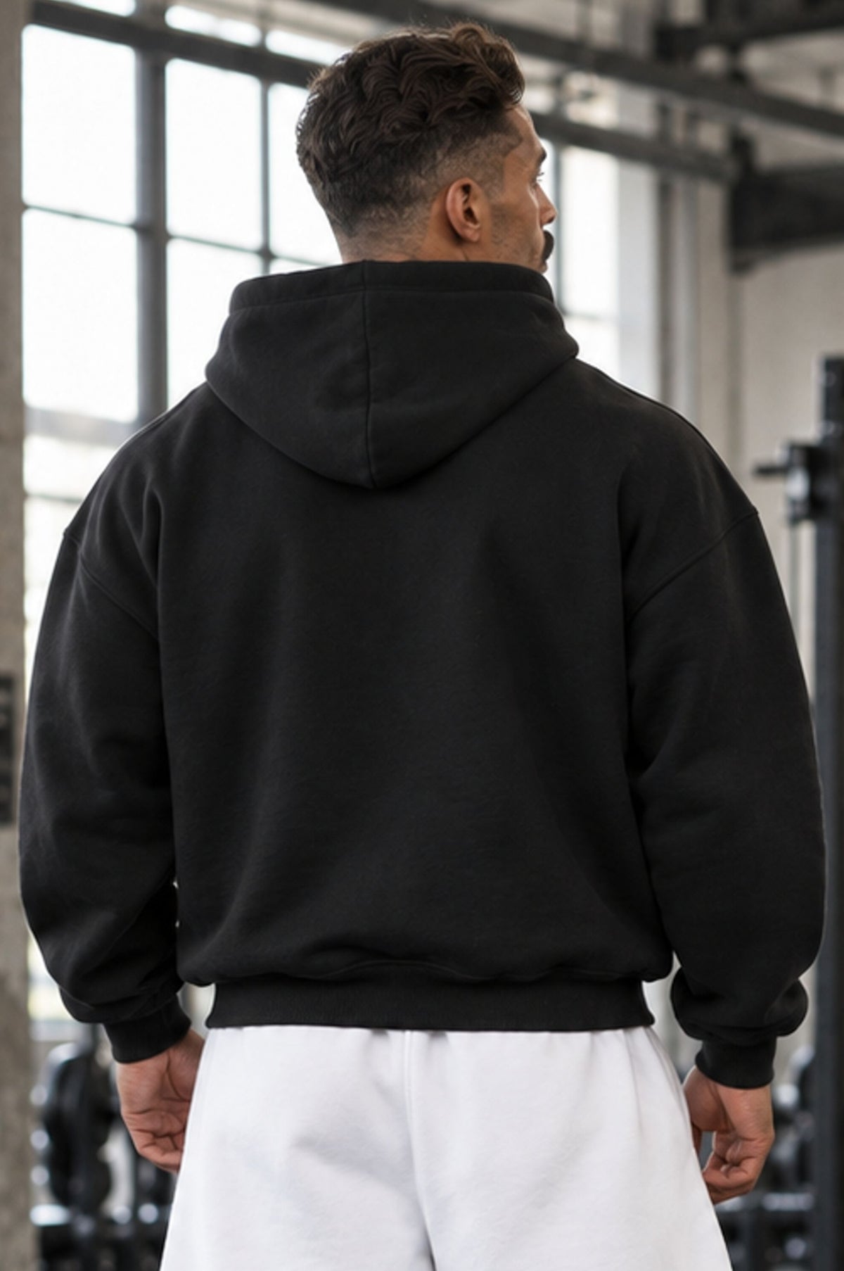Felpa Over Cappuccio Premium California Embroidery