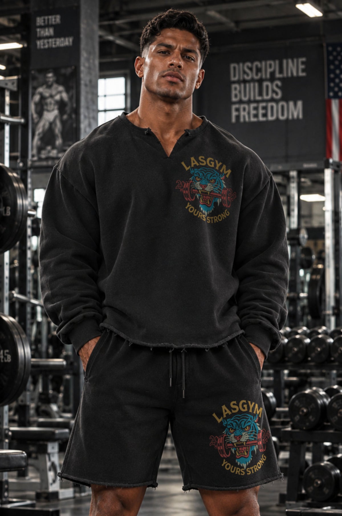 Golden Era Iron Paradise Black Sweatshirt