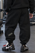 Pantalone Over Man Premium Hustle Oblique Tape Blk