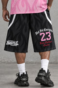 Golden Era This is War Black Oversized Shorts